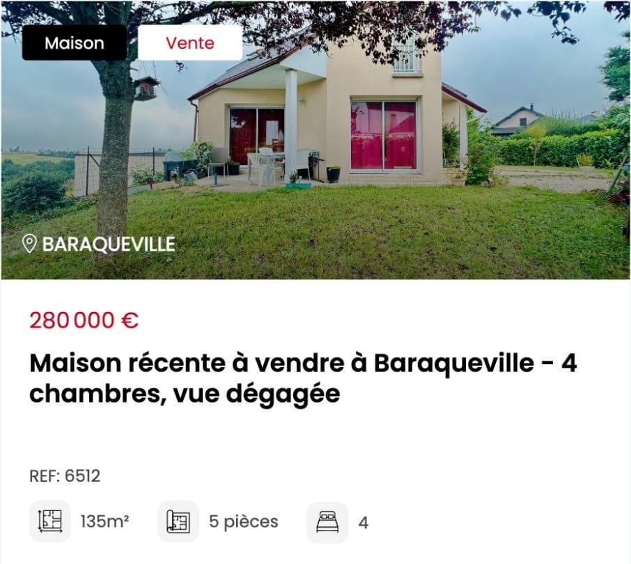 Maison de ville Baraqueville