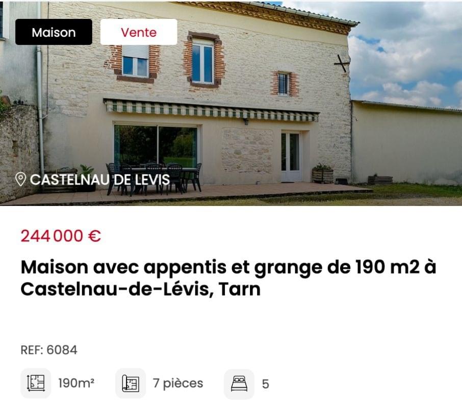 Maison familiale au Castelnau de levis