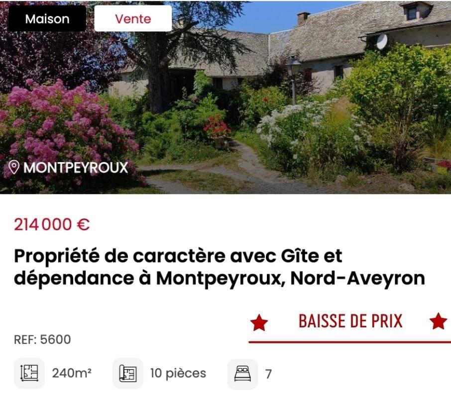 Maison familiale Montpeyroux